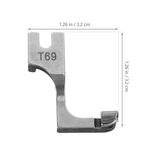 2pcs Universal Pie Prensatelas Ajustable para Cremallera miniatura 2