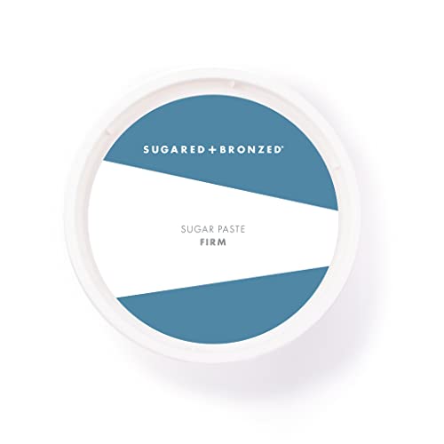 Sugared + Bronzed Sugar Paste - Firm. Sugaring Paste Ideal For Thick/Coarse Hair On Brazilian, Underarms, Back, And/Or Chest For All Skill Levels. #TOP1