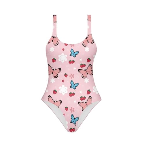 Image of YEXIATODO Kids One Piece Swimsuit for Teen Girls Womens Bathing Suit High Waist Bikini Set Girls Swimsuit for 7-18 Years Old