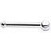 Solid 14k White Gold 1.5mm Ball Nose Bone 18 Gauge 1/4"
