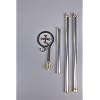 NEW stainless steel Bishop Crosier - pastoral staff - Height 65 G-57