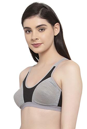 Image of Fabme Women's Hosiery Cotton Seamless Non-Padded Non Wired Bra