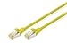 Produktbild DIGITUS LAN Kabel Cat 6A - 0,5m - RJ45 Netzwerkkabel - S-FTP Geschirmt - Kompatibel zu Cat6 und Cat7- Gelb