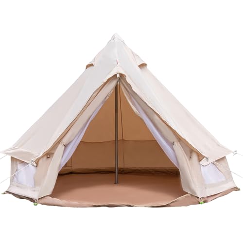 Carpa tipo Yurt para camping 4 estaciones impermeable 2 personas miniatura 1