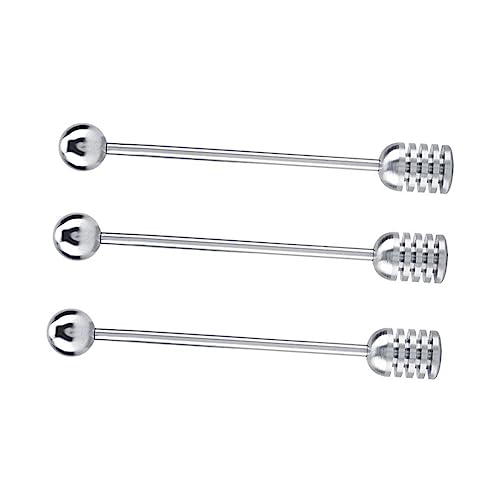 COLLBATH Honey Stirring Rod Stick Stainless Steel Honey Stirrer Honey Stir Sticks for Cooking