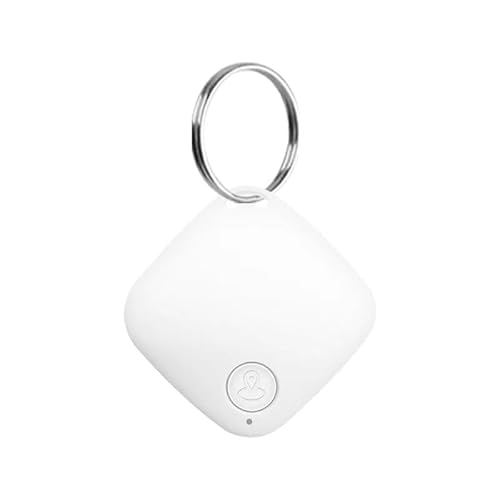 2024 Upgraded Smart Anti Loss Device Key Finder Locator GPS with Selfie and Record Function, Portable Bluetooth Finders Tracker Device with Key Ring for Kids Dog Pet Cat Wallet Luggage (White)