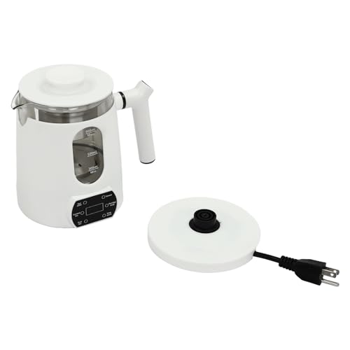 Hervidor eléctrico con control de temperatura 0.8L blanco miniatura 1