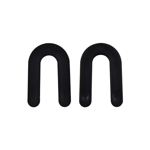 Horseshoe Shim,TTZEZE Polypropylene Tile Spacers,Structural U Shape Shim,Window Slate Plastic Shims,Hard Tile Spacer Shims for Various Types of Tile Leveling 1/4 Inch(6.2mm) Black 100PCS