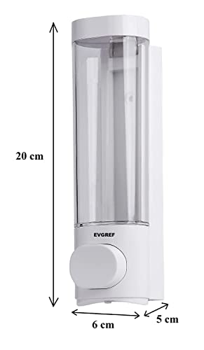 Image of EVGREF Liquid handwash Soap Dispenser for Bathroom and Kitchen (Set of 2)(White, 280 ML)