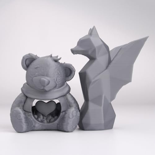 Image of eSUN PLA Basic Filament 1.75mm, 1KG Spool (2.2 LBS) High Speed Printing 3D Printer PLA Filament,Designed for Fast Printing, Silver