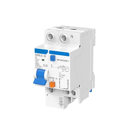 Disjoncteur NXBLE63a 20A 1P+N type D pour protection tableau électrique
