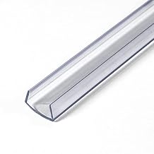 Outwater Plastics 585-Cl Clear 5/8 Rigid Vinyl Clear Plastic U-Channel/C-Channel 36 Inch Lengths Pack of 4
