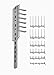 Original CombPal haarschneidekamm, Scherenschneider über Kamm Haarschneidewerkzeug, haare schneiden hilfe Haarschneideset, Barber Haircutting Comb Set (Grau)