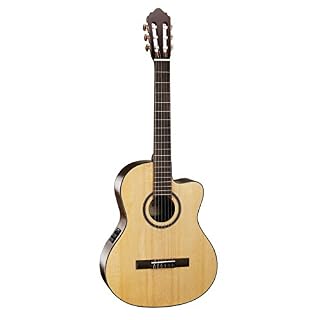 Guitares classiques CORT AC160CF NATURAL GLOSS Classiques électro - Les Beatles, Paul McCartney, John Lennon, RIngo Starr, George Harrison