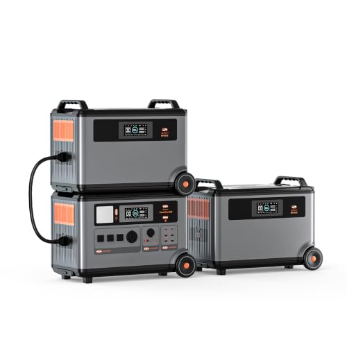 Image of PowerMax 6000 Solar Generator, 120 /240V Split Phase Voltage 6000W AC Outlets (9000W Peak), 3600Wh Power Station Expandable to 57.6kWh, Emergency for Home (PowerMax 6000(10.8kWh))