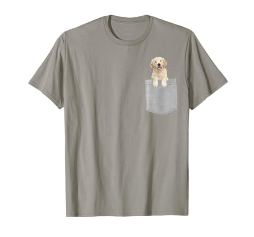 Dog in Your Pocket Golden Retriever puppy T-Shirt