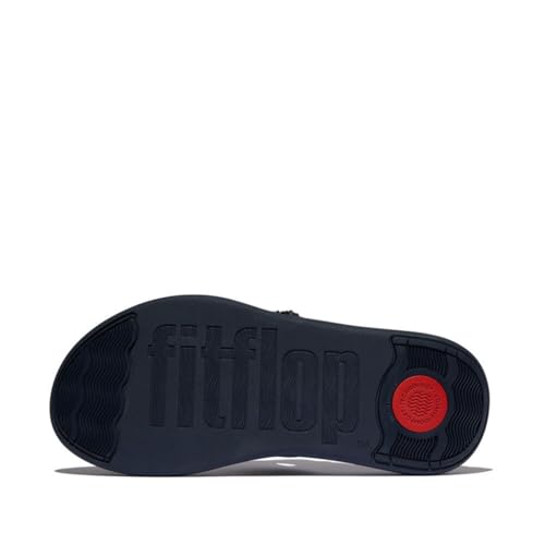 Image of FitFlop womens F-mode Go Beadie-button Adj. Flatform 2-bar Slides