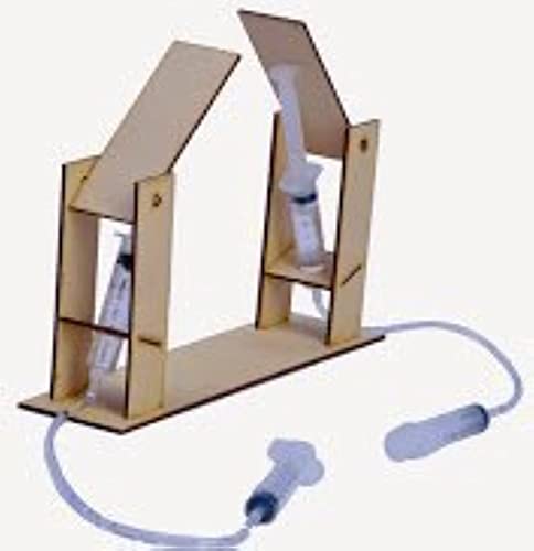 THE CURIOUS BRAIN Pascals Law Do It Yourself Science Activity Kit Hydraulic Bridge Projects (Multicolour)