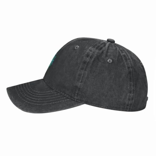 Cadeaux de casquettes de baseball hippies en denim avec motif musique pop unique - 3