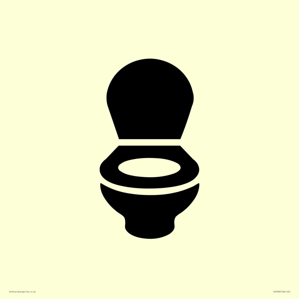 WC Toilet Sign - 400x400mm - S40