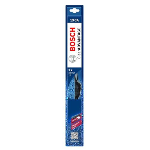 Image of Bosch Wiper Blade 3397016576KTS CLEAR Advantage, Single, 16 Inch, Driver Side, Comes with Easy to Install Quick-clip Adapter