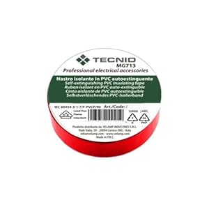 Tecnid MG713-RS PVC-Isolierband 15mm x 10m Rot