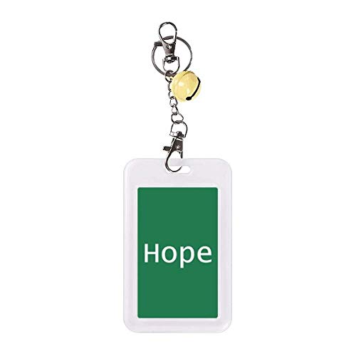 Pochette de protection pour carte de crédit Hope Word couleur jaune