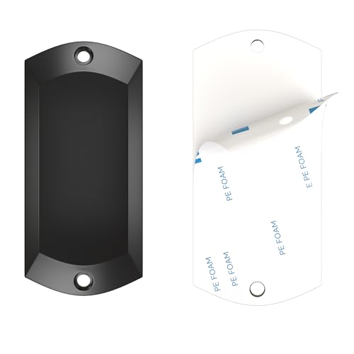 Image of 4pcs ABS Strip Anti-Metal RFID Tags Durable ABS Ntag213 Hard Strip Waterproof RFID Tags with Adhesive Back, Black Heat-Resistant RFID Tag for Home Security and Charging System (86 * 41mm)