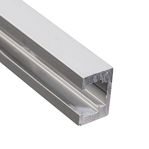 36" Industrial T-Track Mill Finish .730" x .490" Heavy-Duty Track for Woodworking, Clamps, and Jigs by Orange Aluminum - Made in USA