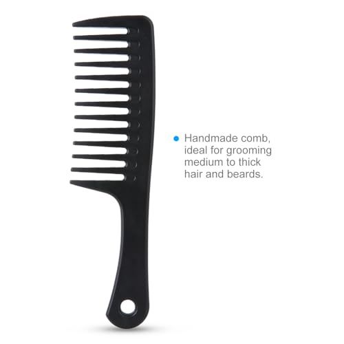 Peine de Dientes Anchos para Rizos de Carbono Negro miniatura 3
