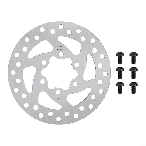 Patinete eléctrico de 120 mm, diseño de 6 agujeros con tornillos, perfecto para versiones de 8 y 10 pulgadas
