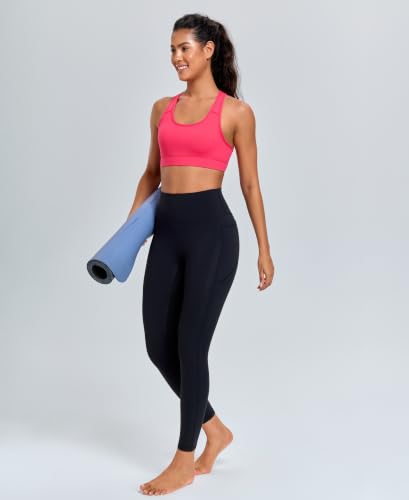 Image of Oalka Women's Racerback Sports Support Workout Running Bras