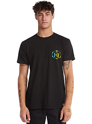 T-shirt Quiksilver HI Royal Crown noir pour vos sorties d'été