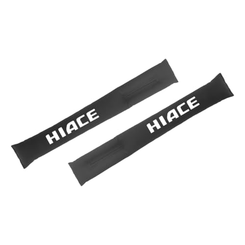 【ハイエース 専用】隙間クッション ハイエース 専用 隙間埋め 車用 HIACE 200系 WAGON カスタム シートサイド クッション シート コンソール 隙間 落下防止 小物放置 車内 puレザー カー用品 内装パーツ 運転席+助手席 ロゴ左右対称設