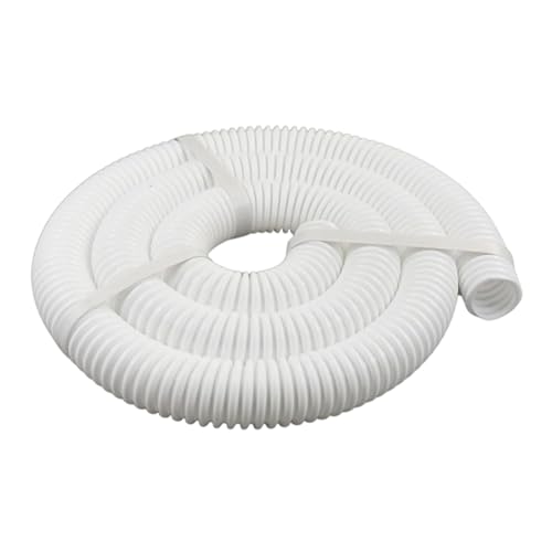 Manguera de Schping para la piscina Cruy con manga gorable y ajuste de espiral, tubería de lavado extra larga y flexible para contra-lae, riego, drenaje y evacuación de aguas residuales e