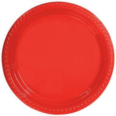 My Skills - Red Plate 25 Pieces 22 cm