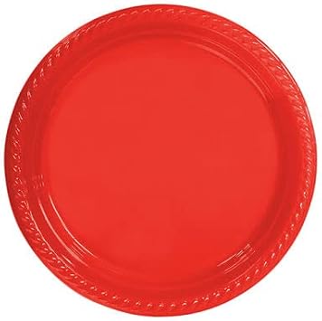 My Skills - Red Plate 25 Pieces 22 cm