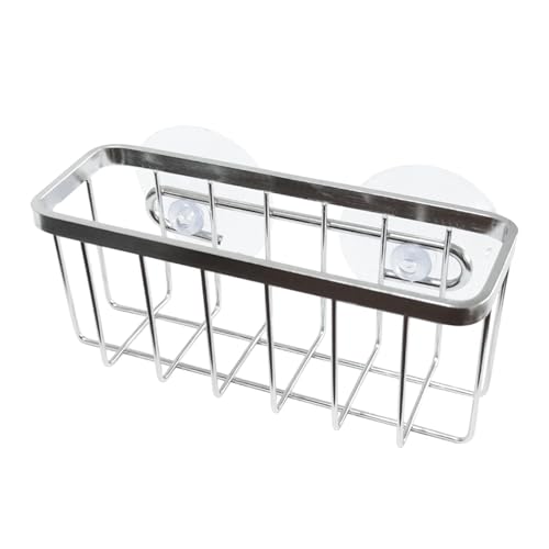Soporte Para Esponja Para Platos - Organizador De Acero Inoxidable, Soporte Con | Estante De Metal Para Fregadero, Colgador De Trapo De Esquina, Carrito De Cocina Inoxidable Con Esquina Para G