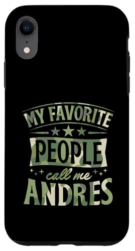 My Favorite People Call Me Andres ���O���� �X�}�z�P�[�X iPhone XR �p