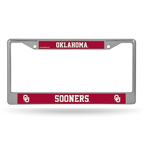 Cadre plaque Oklahoma University chrome Rico Industries auto unisexe