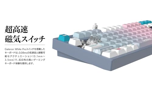 colleize カグラナナ × AMICIS ゲーミングキーボード 80HE 日本語配列 の商品画像 4