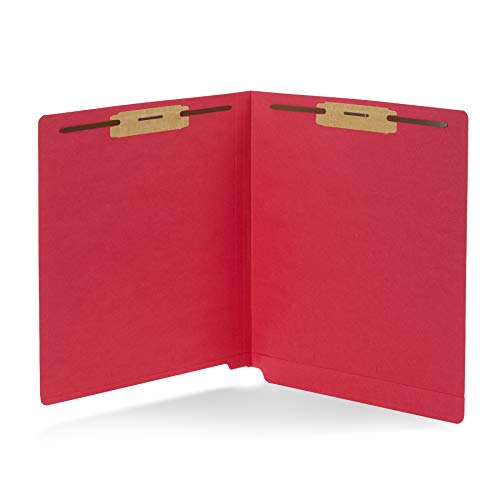 Blue Summit Supplies BSS-92588-344 50 Red End Tab Fastener File Folders thumb #6