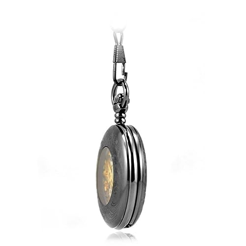 Reloj de bolsillo mecánico de estilo vintage para trajes y chalecos 7