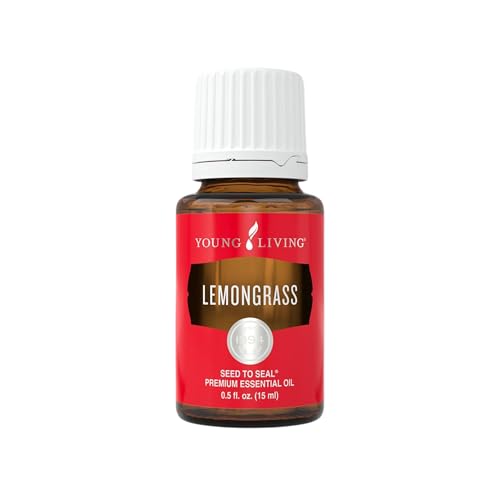 Young Living Lemongrass Essential Oil, 15ml | Skincare Addition | Ideal for Relaxation Massage | Fresh Aroma | Aromatherapy Diffuser | Cleansing Properties | Vegan & Gluten-Free | Pure & Natural