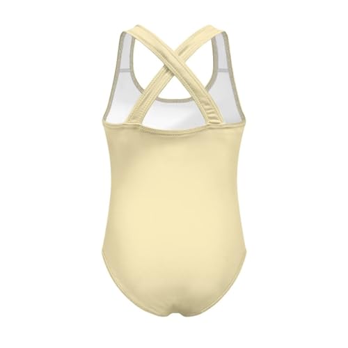 Image of One Piece Swimsuit for Girls Kids Quick Dry Bathing Suit with Crossback Strap Summer Beach Swimwear Size 5T-14