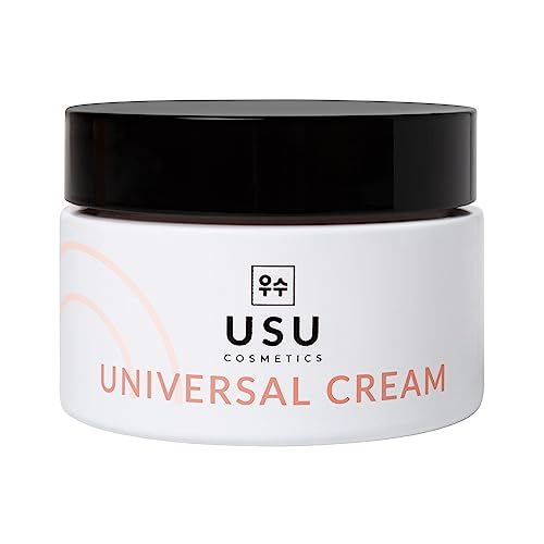 Crema Idratante Donna - 50 ml - Crema Viso Antirughe - Aiuta a Nutrire e Idratare la Pelle - Formulata con Aginon e Acido Ialuronico - Adatta a Tutti i Tipi di Pelle - USU Cosmetics