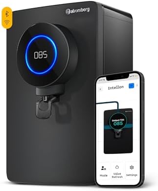 Atomberg Intellon - India’s 1st Adaptive Water Purifier*| RO+UF+UV+Alkaliser | Zero Cost for 2Yrs | 4 Modes | TDS-Based Filtration | Smart IoT | 7-Stage | Retains Minerals | 8L | 2Yr Warranty | No AMC