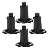 POPETPOP 4 Stück Ersatzfüße aus Kunststoff für Waagschalen Nivellierfüße Stabil Kompatibel für Elektronische Waagen Zubehör für Wiegeplatten Reparatur