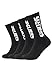 Produktbild Skechers 4 Paar Unisex Sportsocken Tennissocken cushioned line Socken SK41042, Farbe:Black, Socken & Strümpfe:39-42