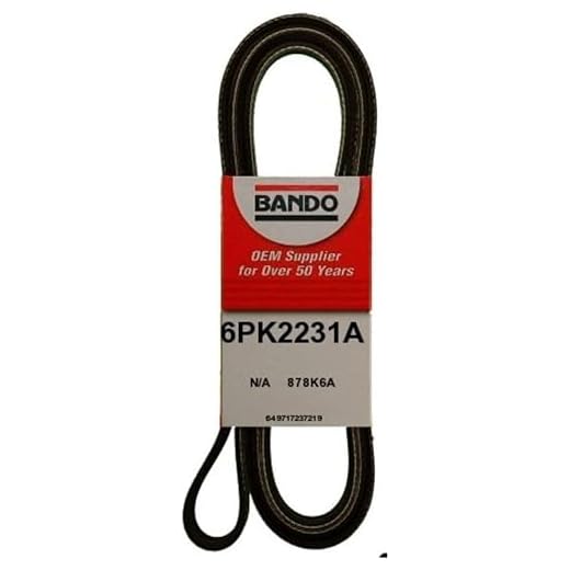 Bando USA 6PK2231A OEM Quality Serpentine Belt